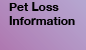 Pet Loss Information